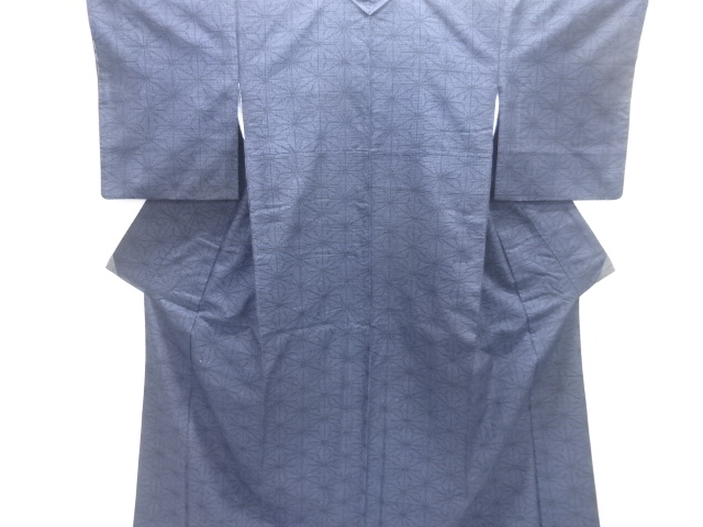 JAPANESE KIMONO / SILK / MAWATA YUKI TSUMUGI / WOVEN ASANOHA